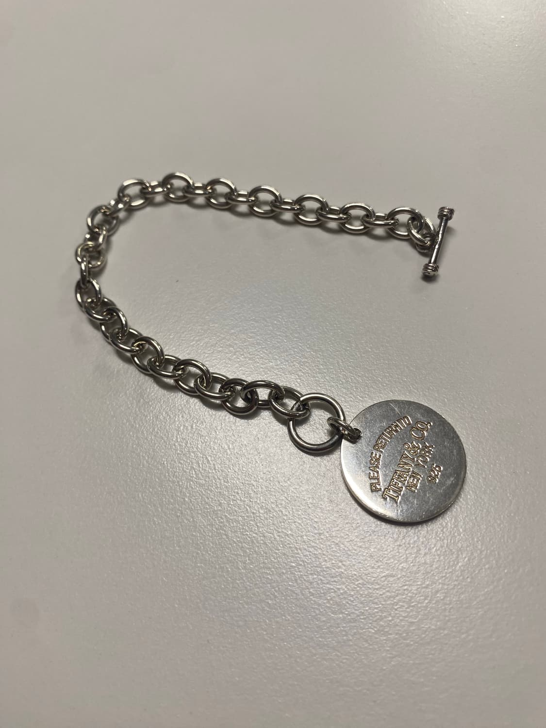 티파니 체인 은 팔찌 상품이미지2