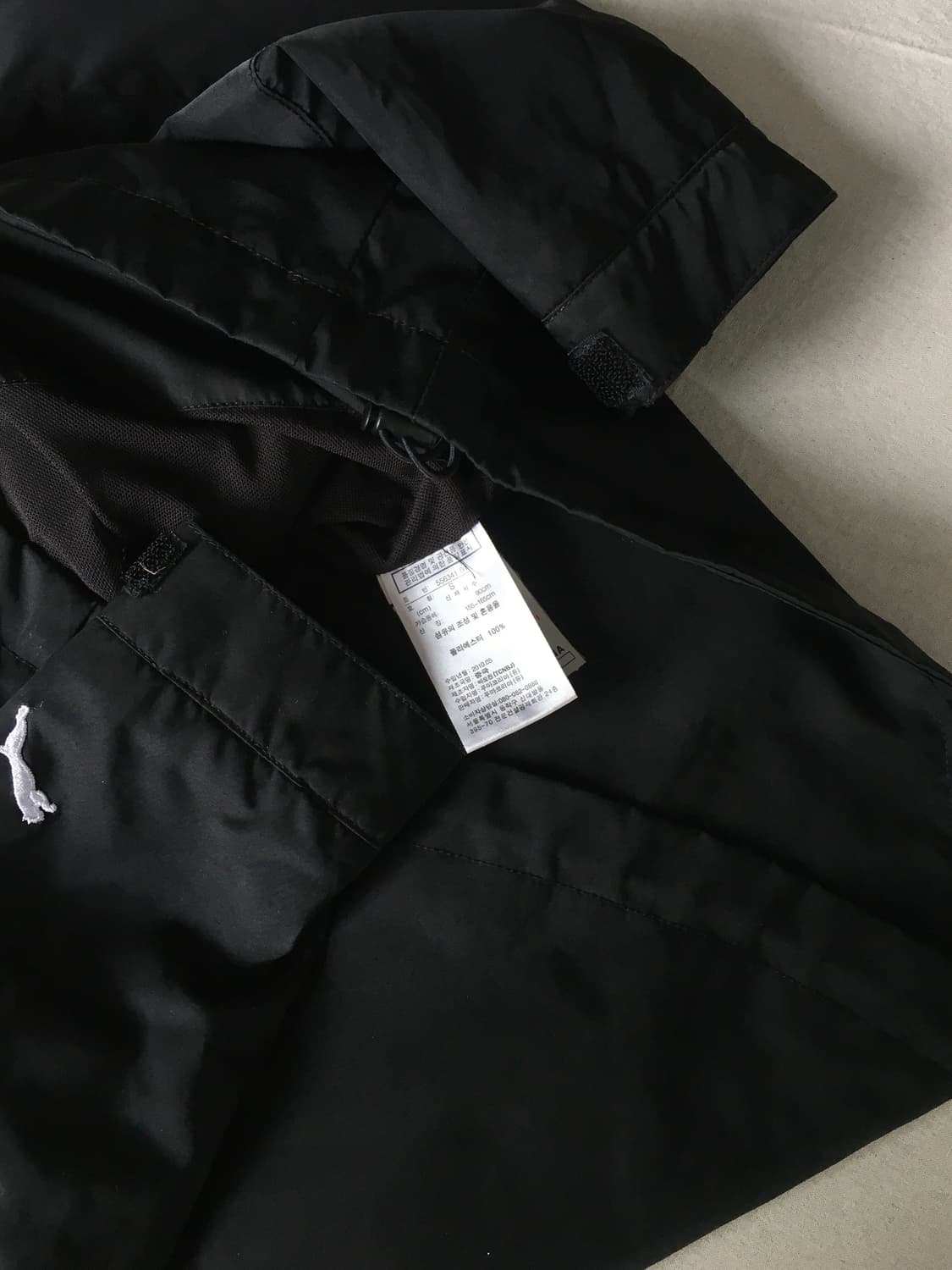 퓨마 로고 후드 바람막이 상품이미지5