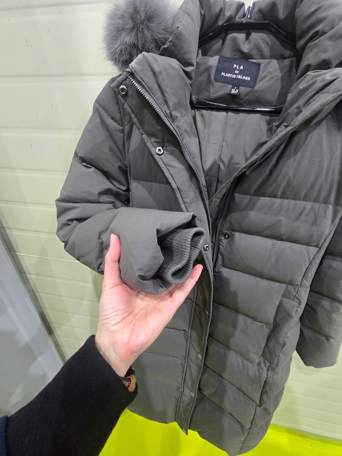 플라스틱 아일랜드 폭스퍼 롱패딩 S 상품이미지7