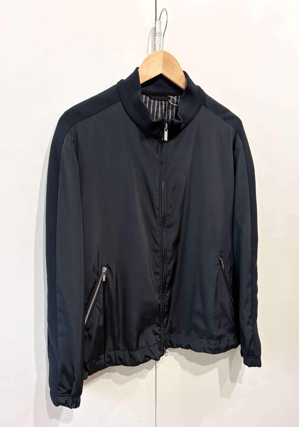 아르마니 꼴레지오니 집업 블루종 자켓 상품이미지3