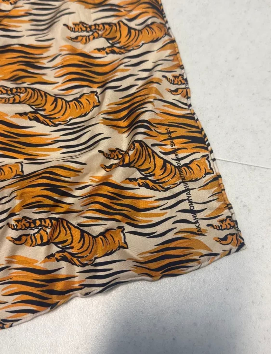 타카히로 미야시타 더솔로이스트 타이거 스카프 상품이미지2