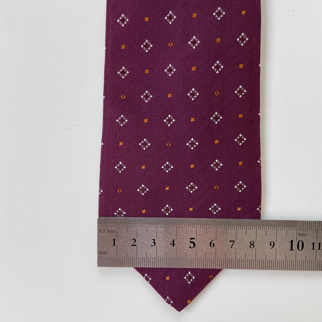 신형 FENDI 펜디 FF모노그램 정품 명품넥타이 8.2cm 상품이미지8