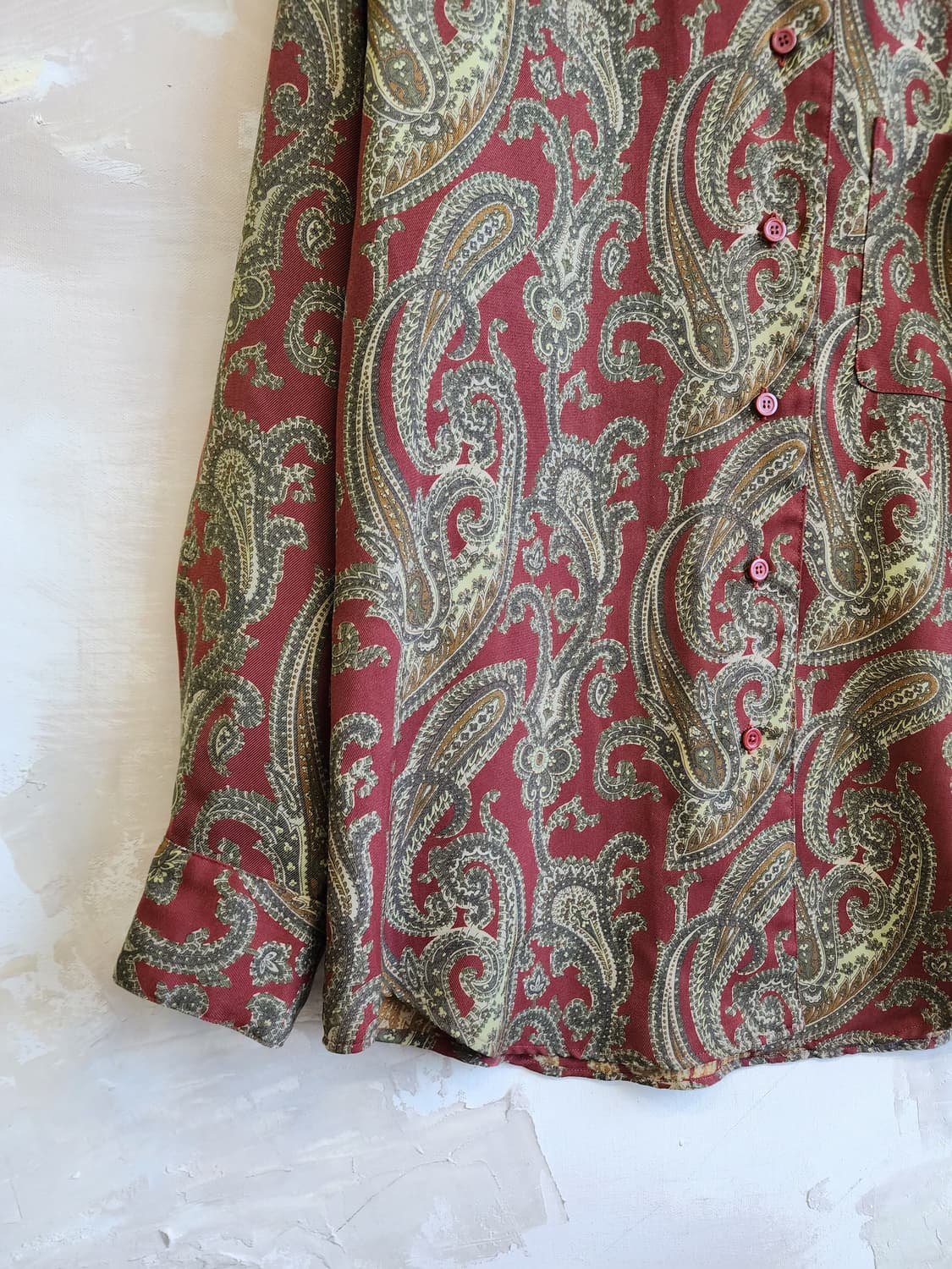 일본빈티지 페이즐리 블라우스 상품이미지3
