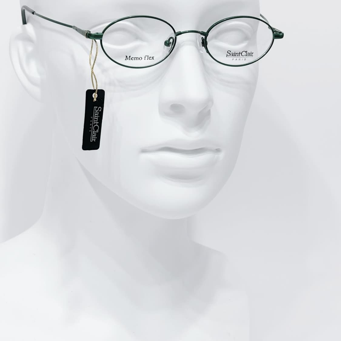 Saint clair 오벌 그린 메탈 데드스탁 빈티지안경 상품이미지5