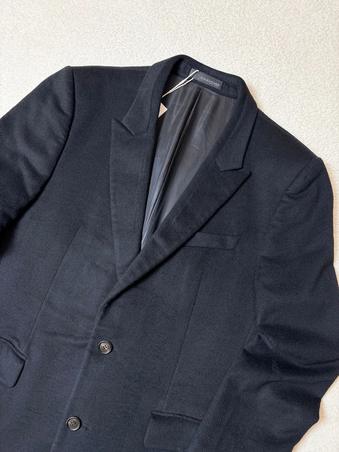 솔리드옴므 11FW 캐시미어 울 코트 PN6534 상품이미지2