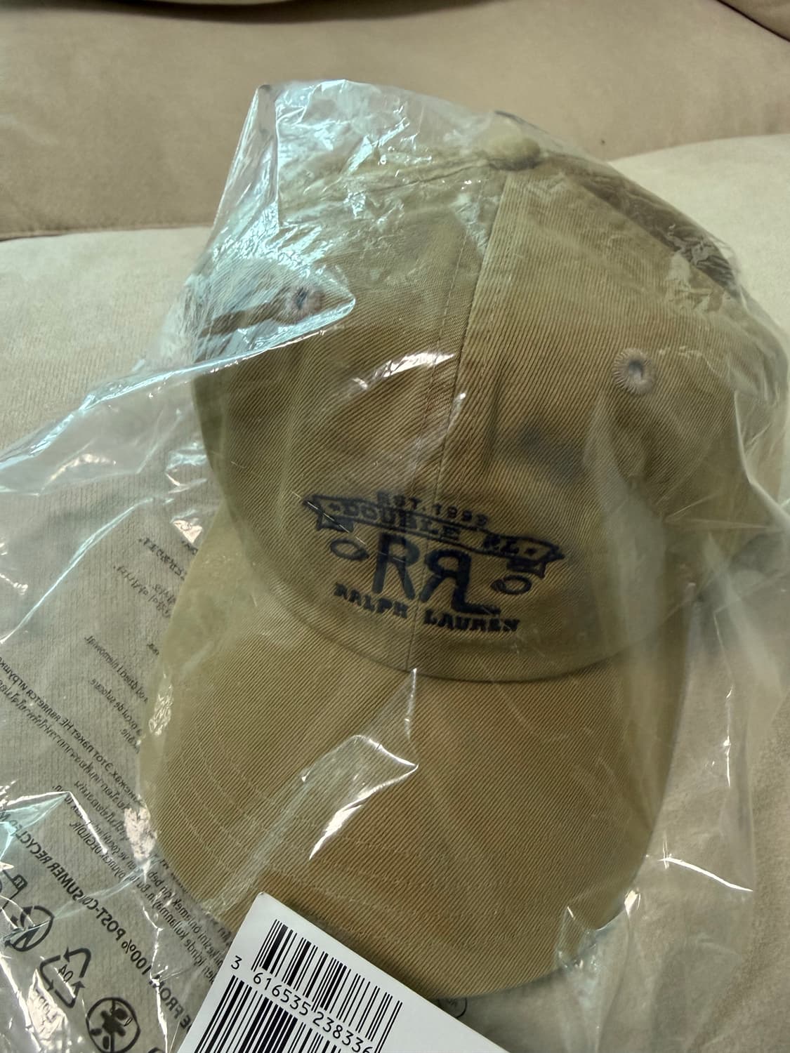 rrl 랜치 로고 트윌 볼캡 상품이미지1