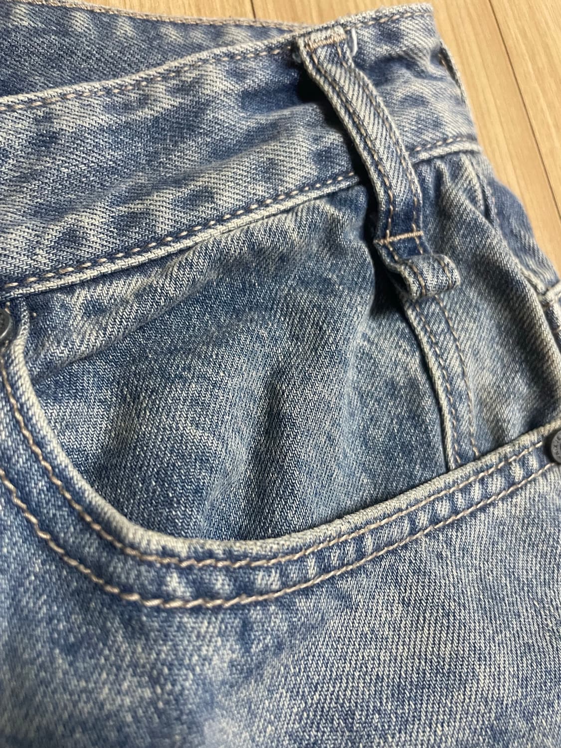 스트레이트핏 청바지 상품이미지3