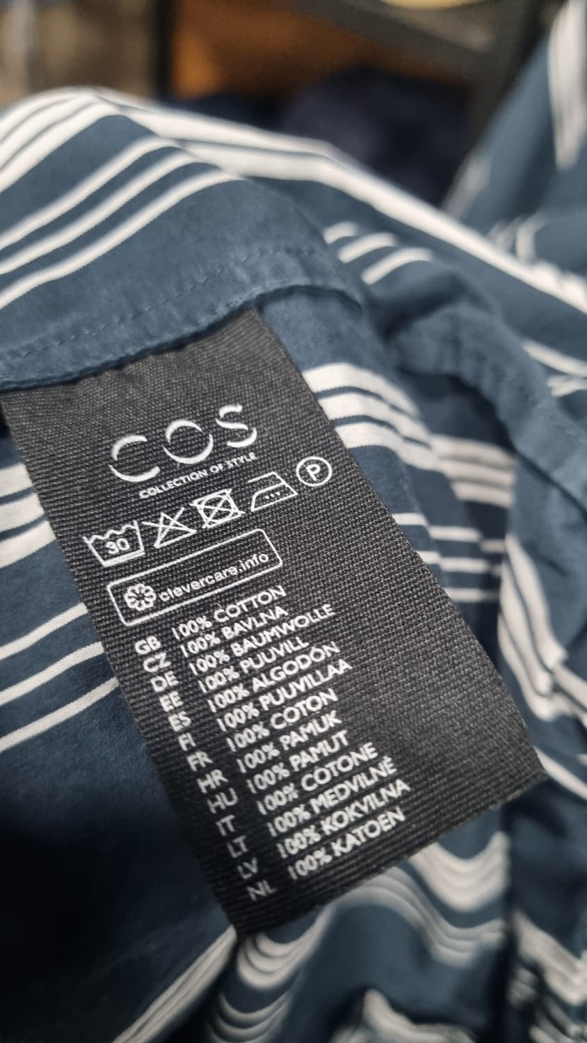 COS(코스) 춘하용 오버핏 헨리넥 L(105~110추천) 상태좋아요~ 상품이미지4