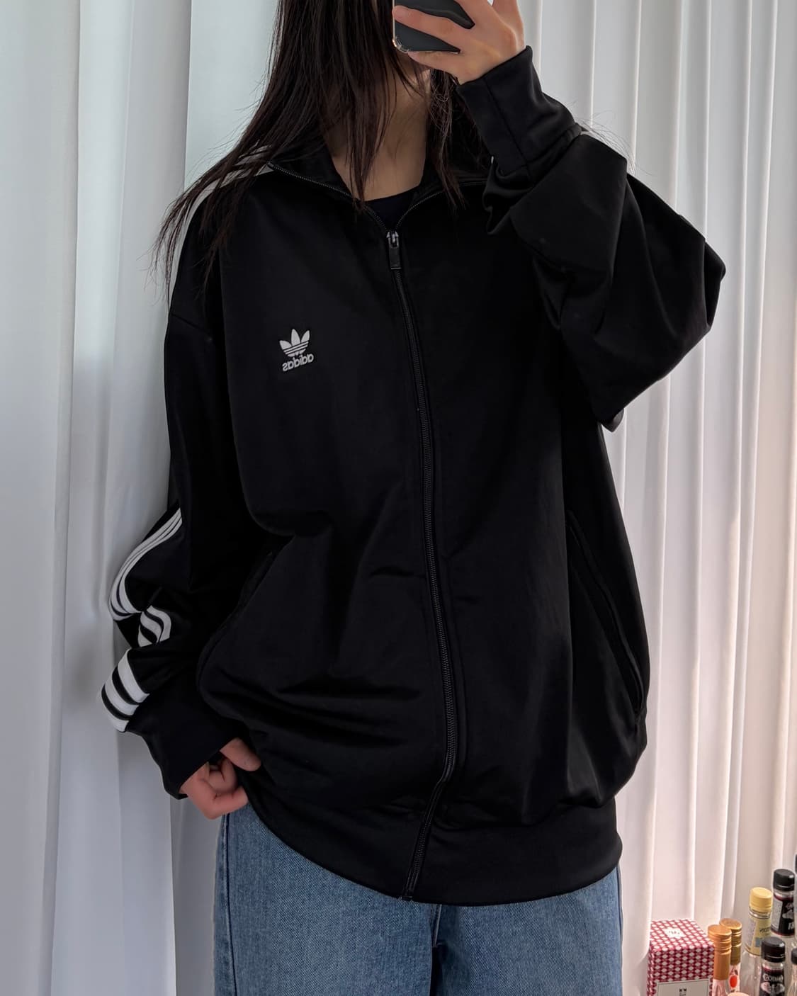 [M]아디다스 파이어버드 블랙 트랙탑 져지 상품이미지2