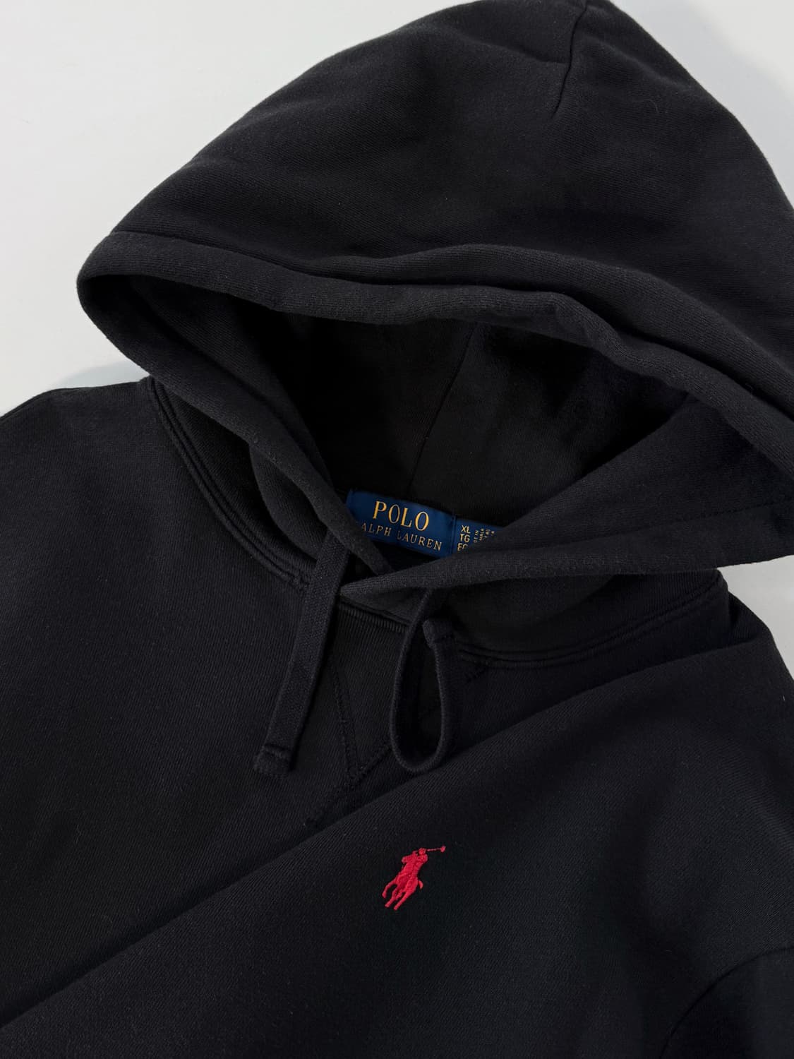 폴로 랄프로렌 오버핏 신형 블랙 스웻 후드 상품이미지3