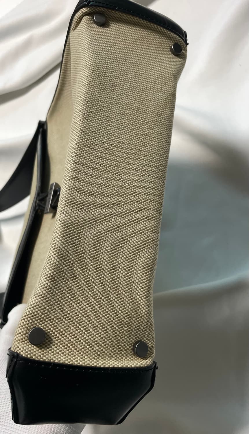 00‘s bally 캔버스 레더 숄더백 상품이미지5