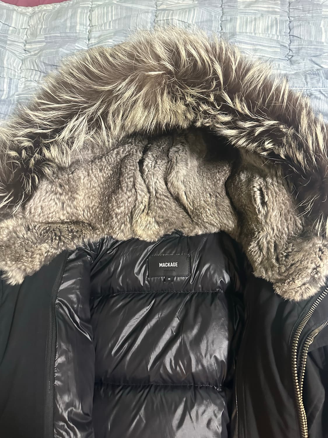 맥케이지딕슨 패딩 실버퍼 무하자급 판매 상품이미지5