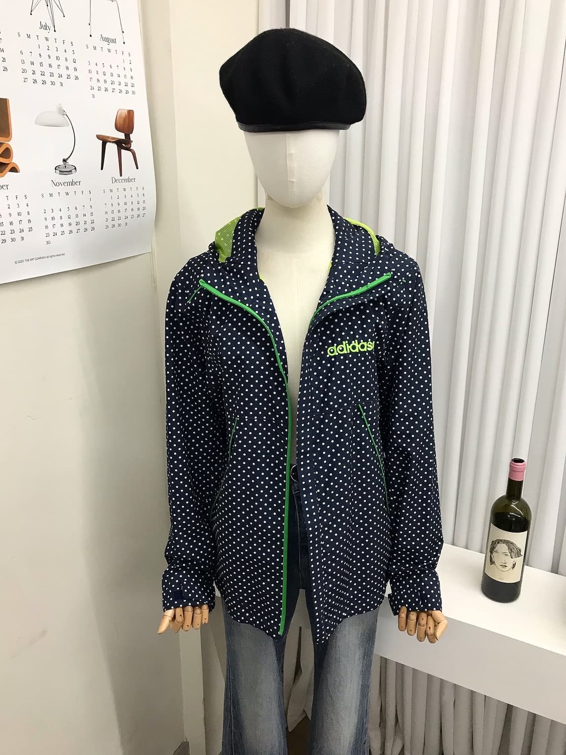 아디다스 도트 바람막이 자켓 상품이미지6