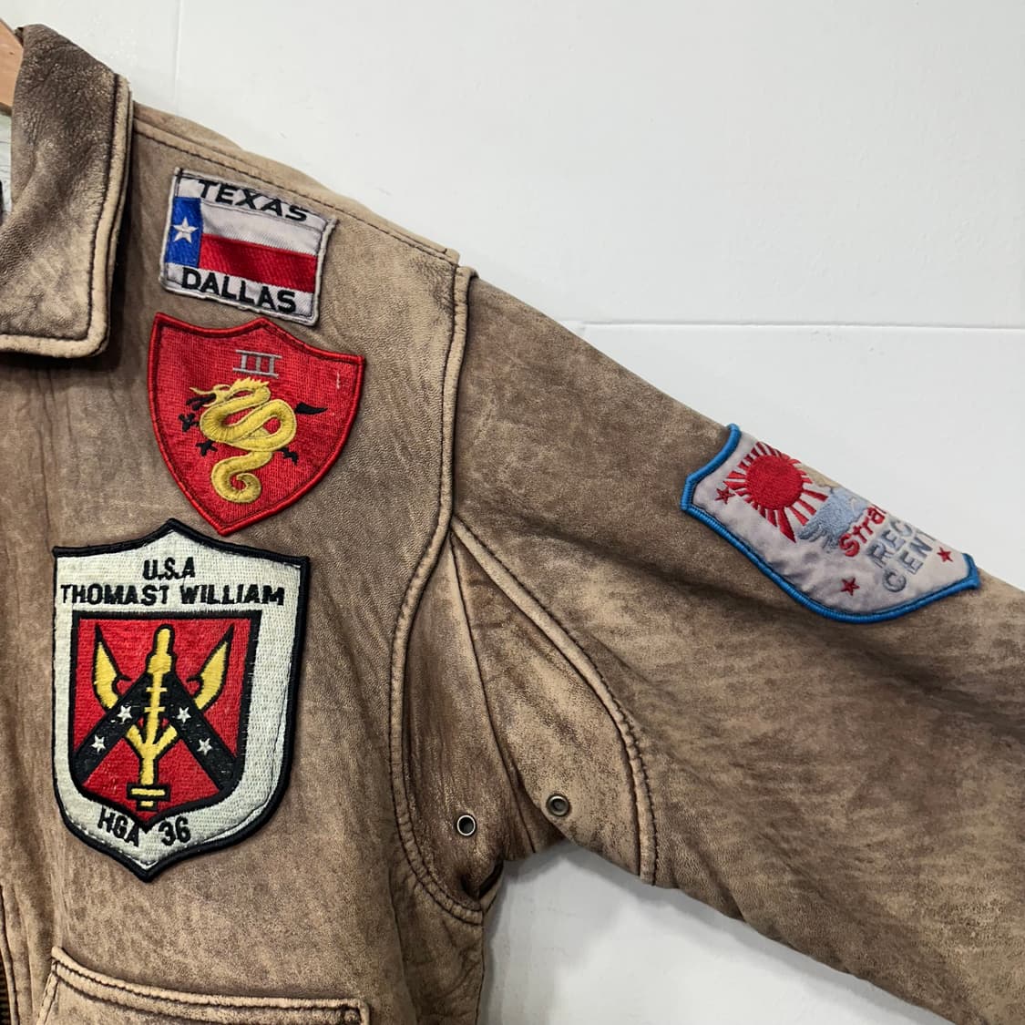 아비렉스 U.S NAVY G-1 레더자켓 상품이미지4