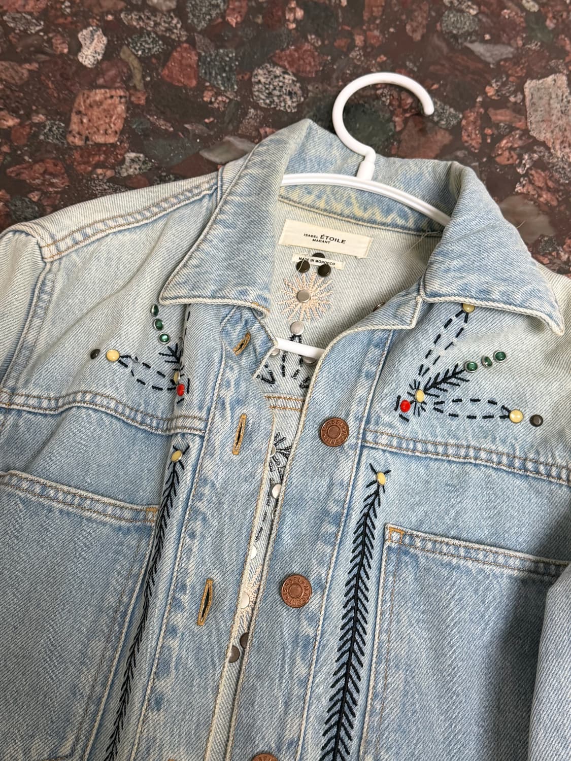 이자벨마랑 자수 데님 자켓 상품이미지2