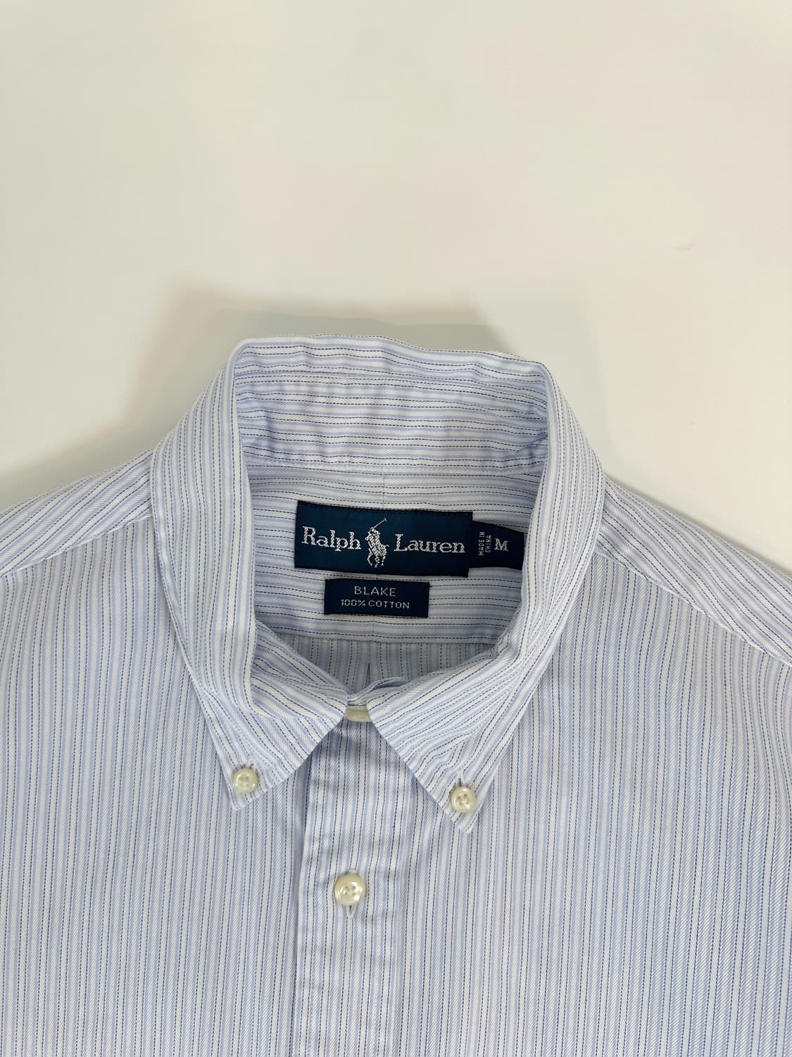 폴러 스트라이프 셔츠 blake fit M 상품이미지4