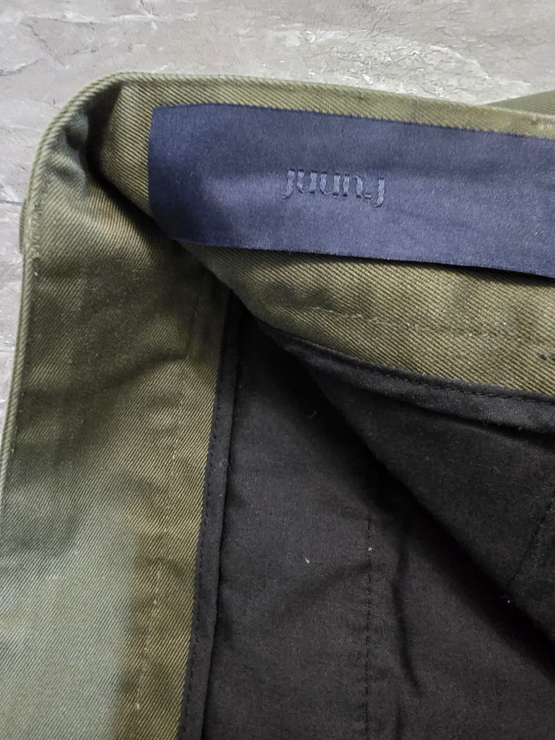 juun.j 카키색 조거 팬츠 상품이미지2