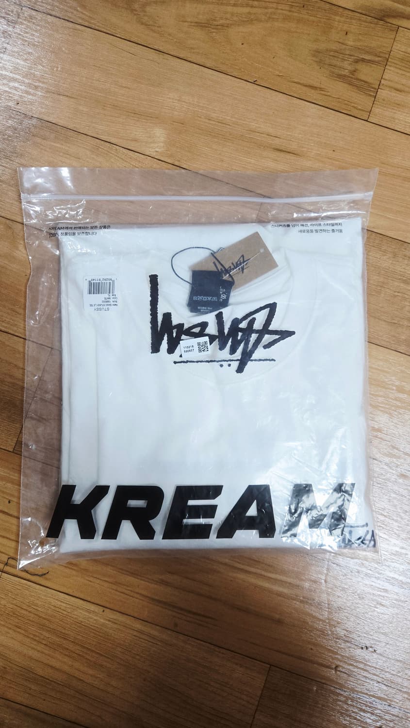 스투시 베이직 롱슬리브 티셔츠 화이트 새상품 상품이미지5