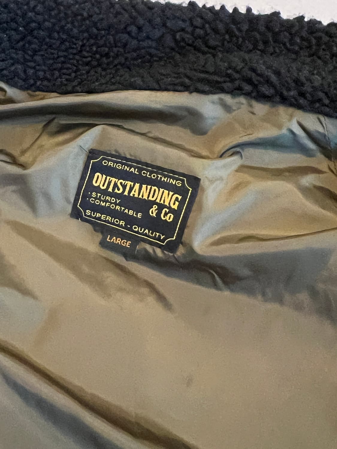 아웃스탠딩 보아 후리스 자켓 L  상품이미지3