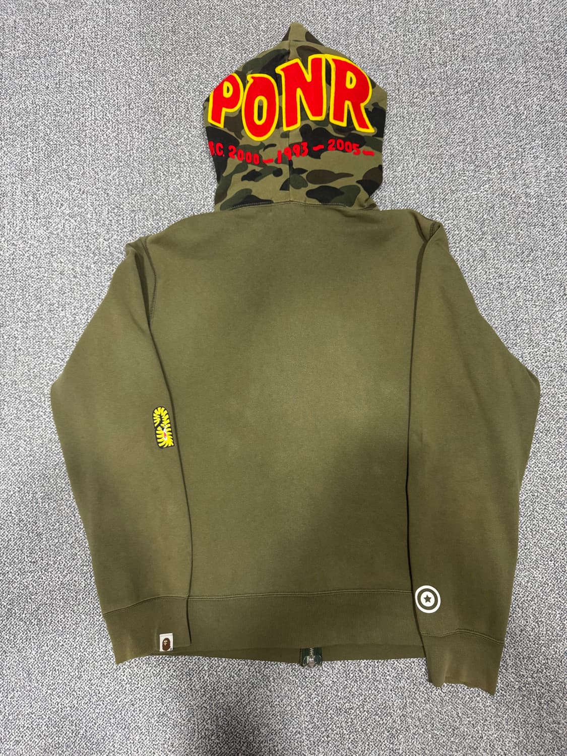 베이프 ponr 녹계 샤크후드 xl 상품이미지2