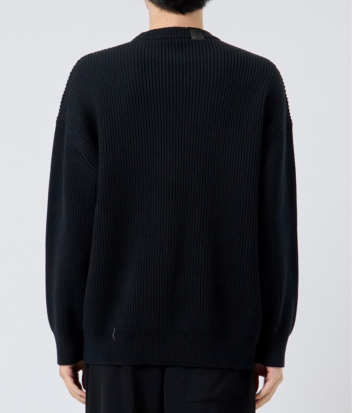 N.HOOLYWOOD CREWNECK KNIT BLACK 상품이미지4