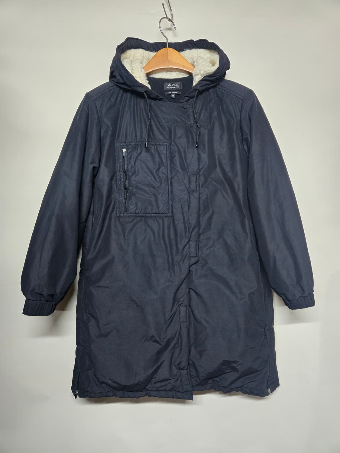 정품)A.P.C. 아페쎄 블랙 야상  롱패딩 36 (66) 상품이미지1