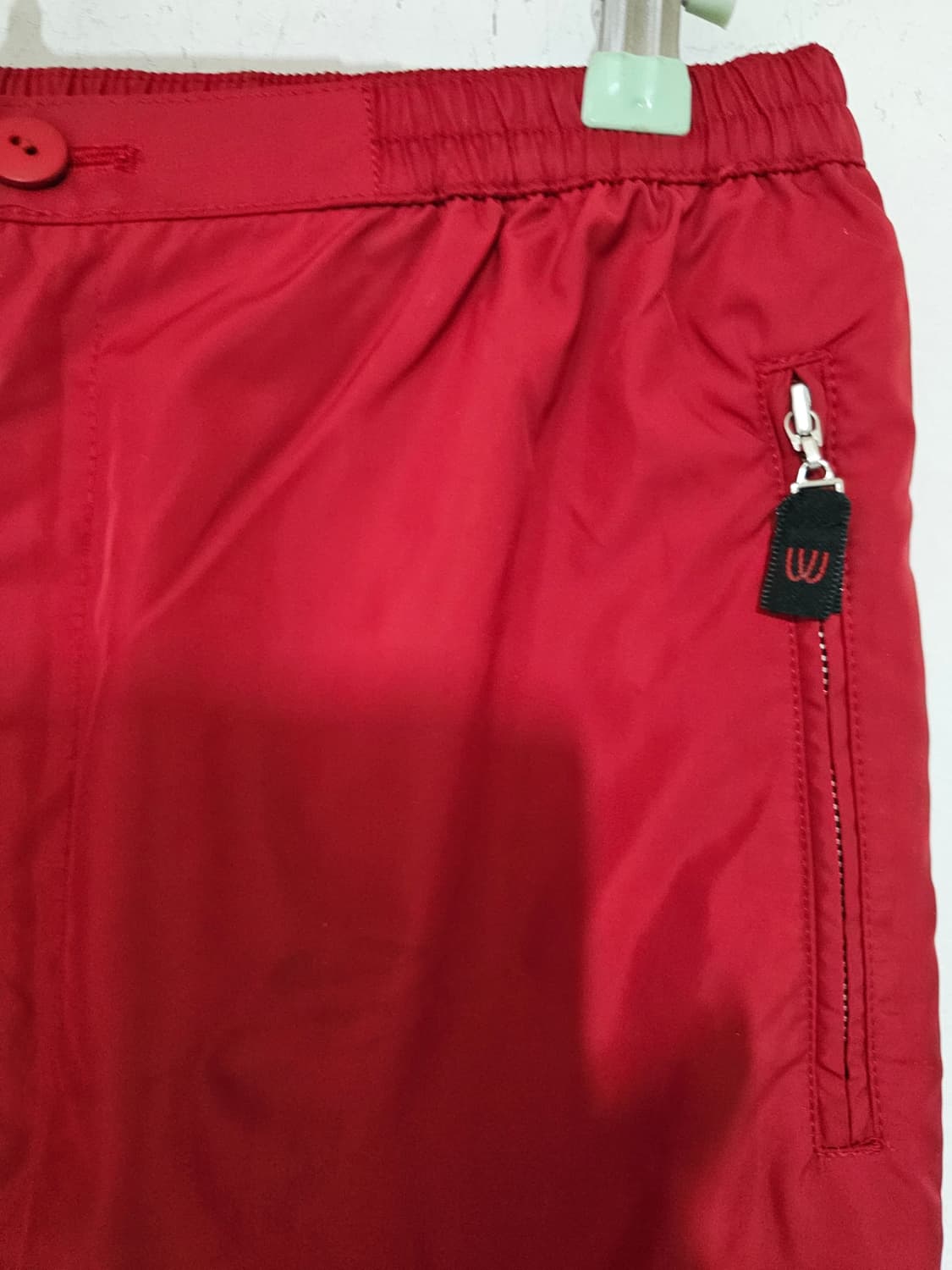 MU 빈티지 하체가 넉넉한 와이드핏.광택나는 레드컬러 40.새거수준 상품이미지5