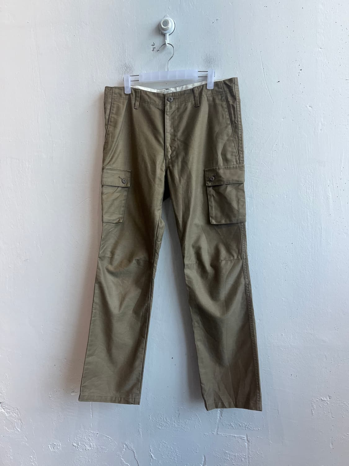 GOOD THING 밀리터리 백사틴 카고팬츠 Made in JAPAN 상품이미지1