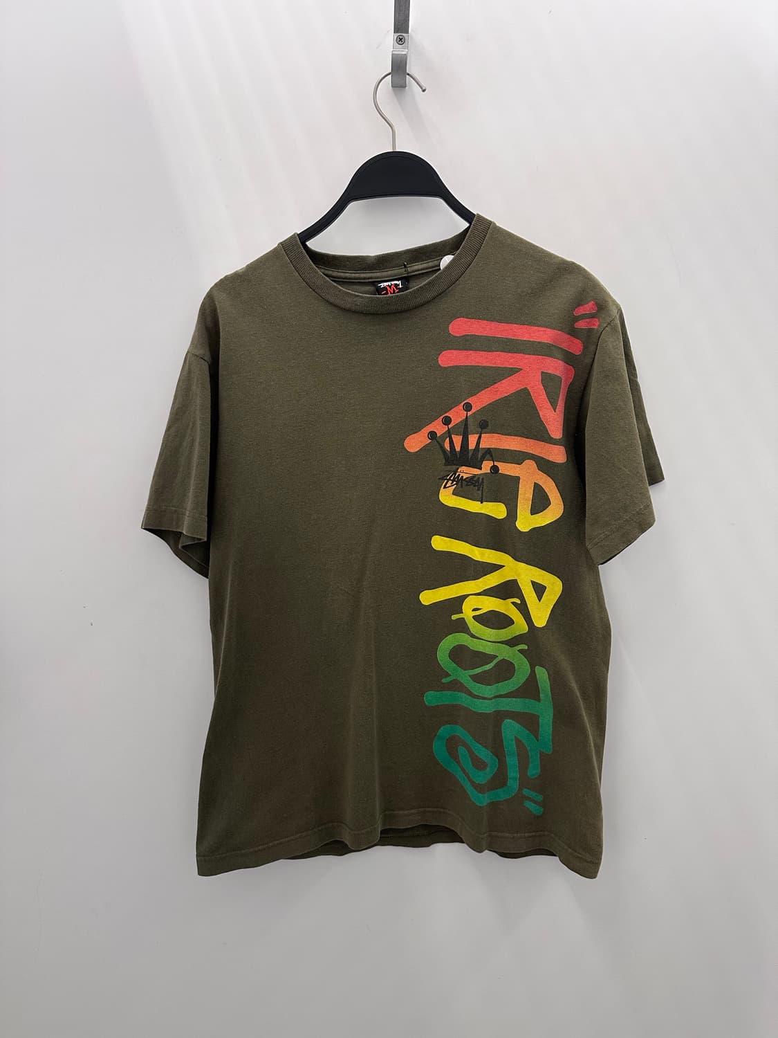 스투시 카키 반팔티💚 상품이미지5