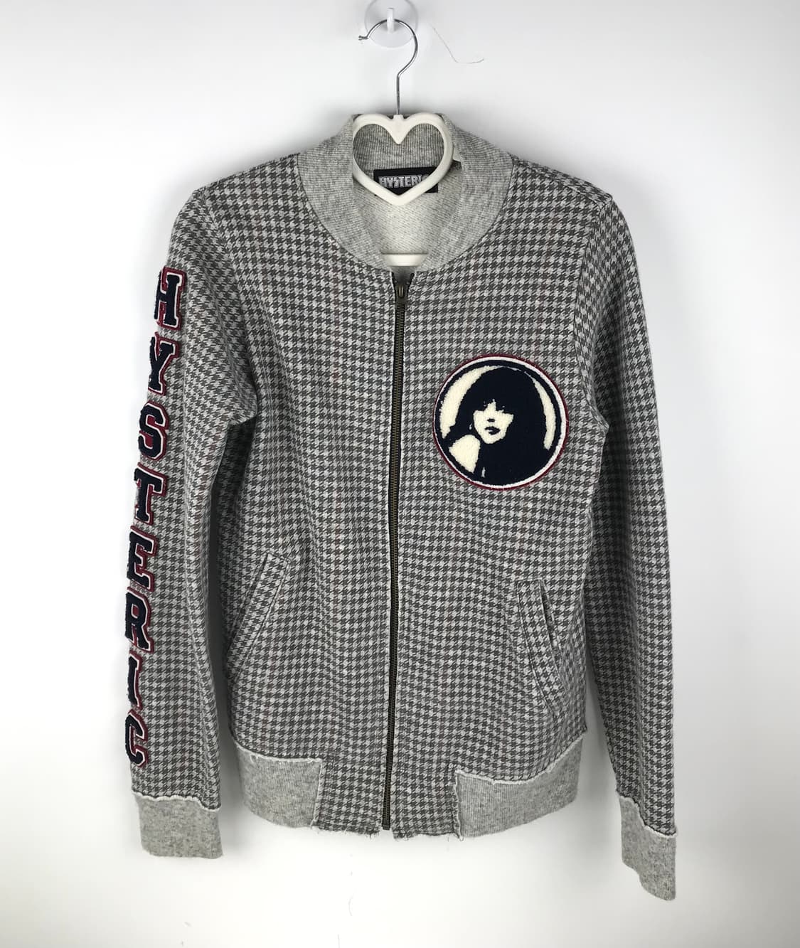 히스테릭글래머 히글 져지 집업 하운드투스 블루종자켓 빈티지y2k 야구점퍼 상품이미지1