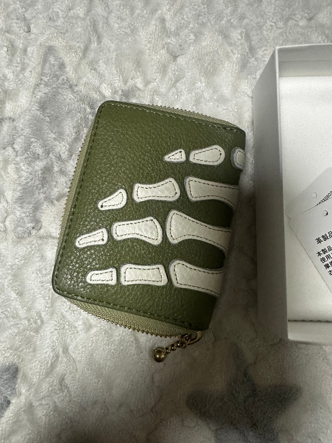 캐피탈 / 떰즈 업 본 핸드 집 미니 월렛 / 올리브 상품이미지3