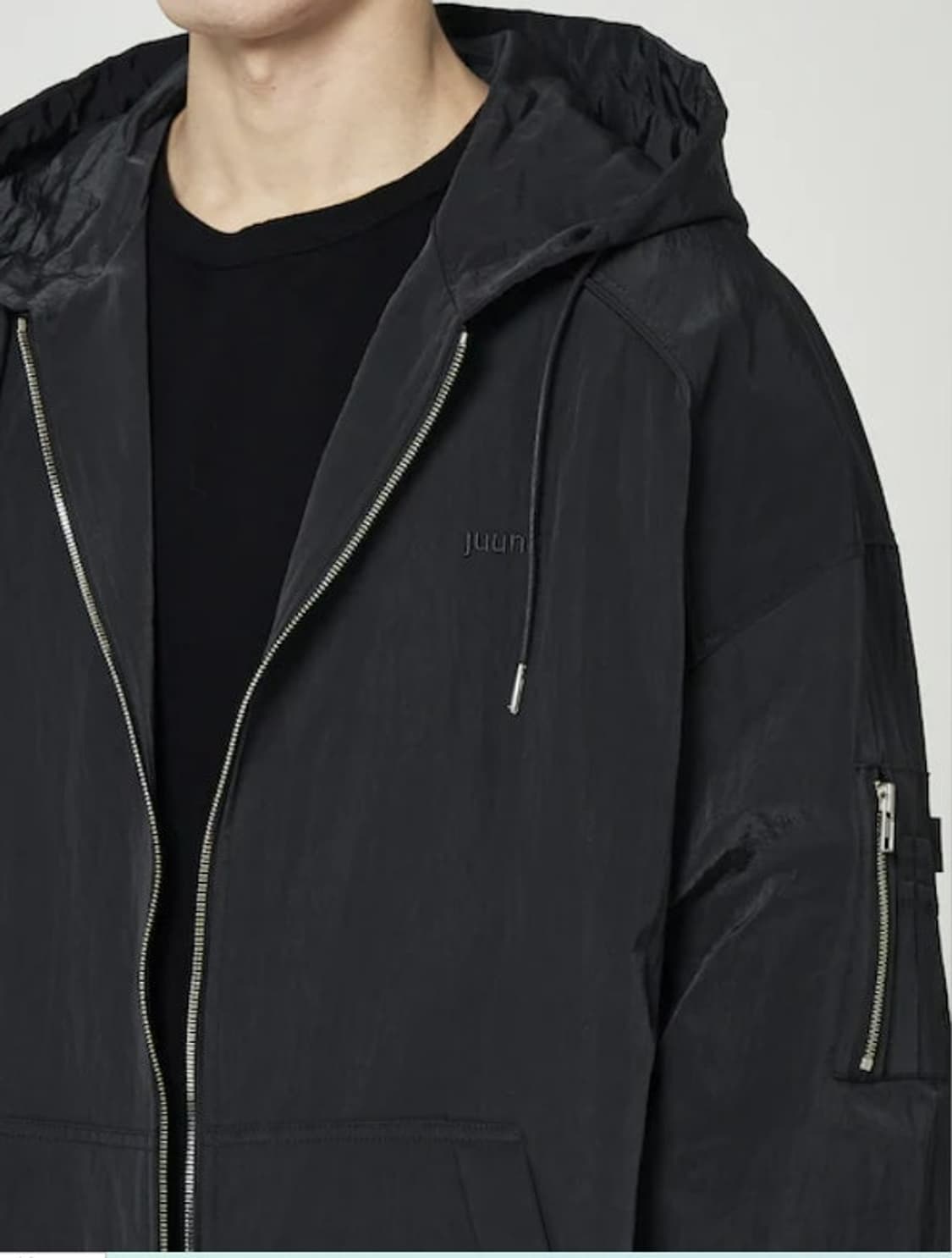 준지 나일론 후드 마원 자켓 MA-1 상품이미지4