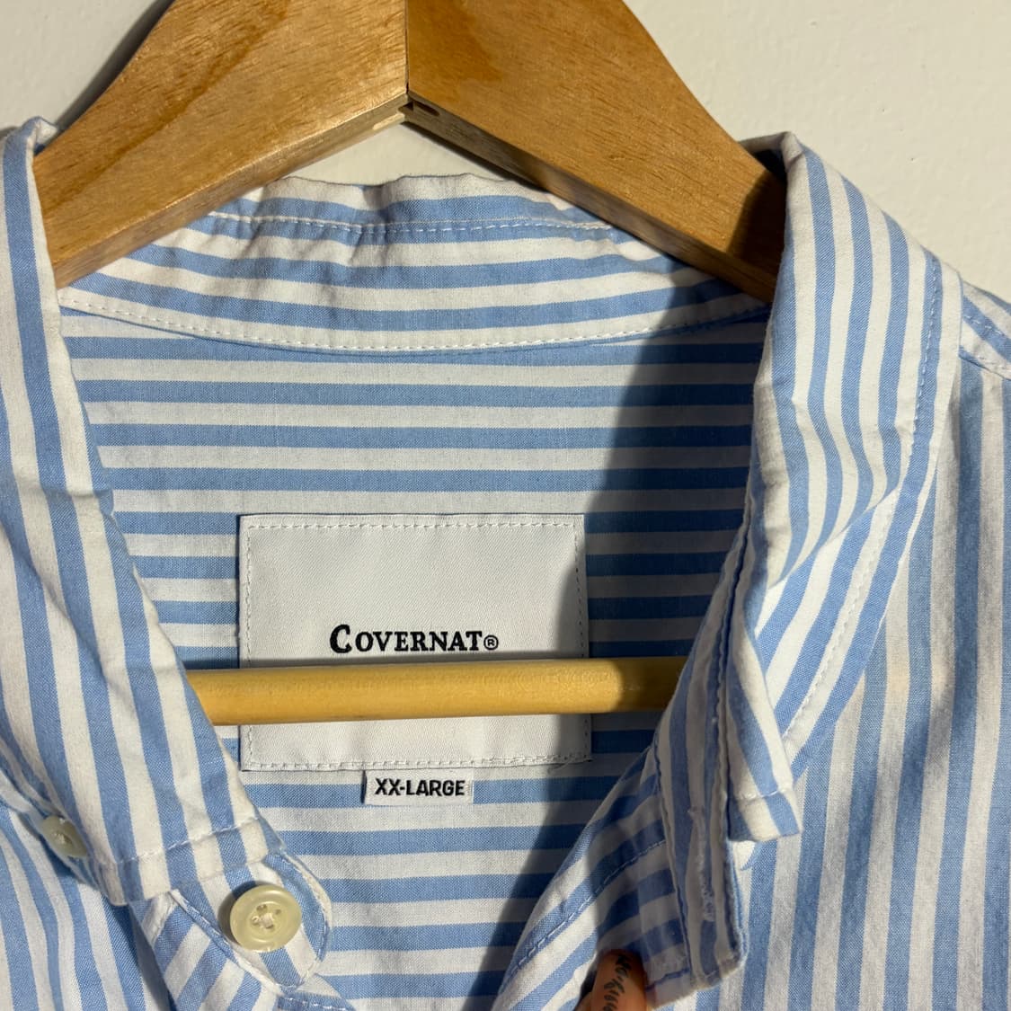 커버낫 빈티지 스트라이프 반팔 셔츠 (무료배송) 상품이미지2