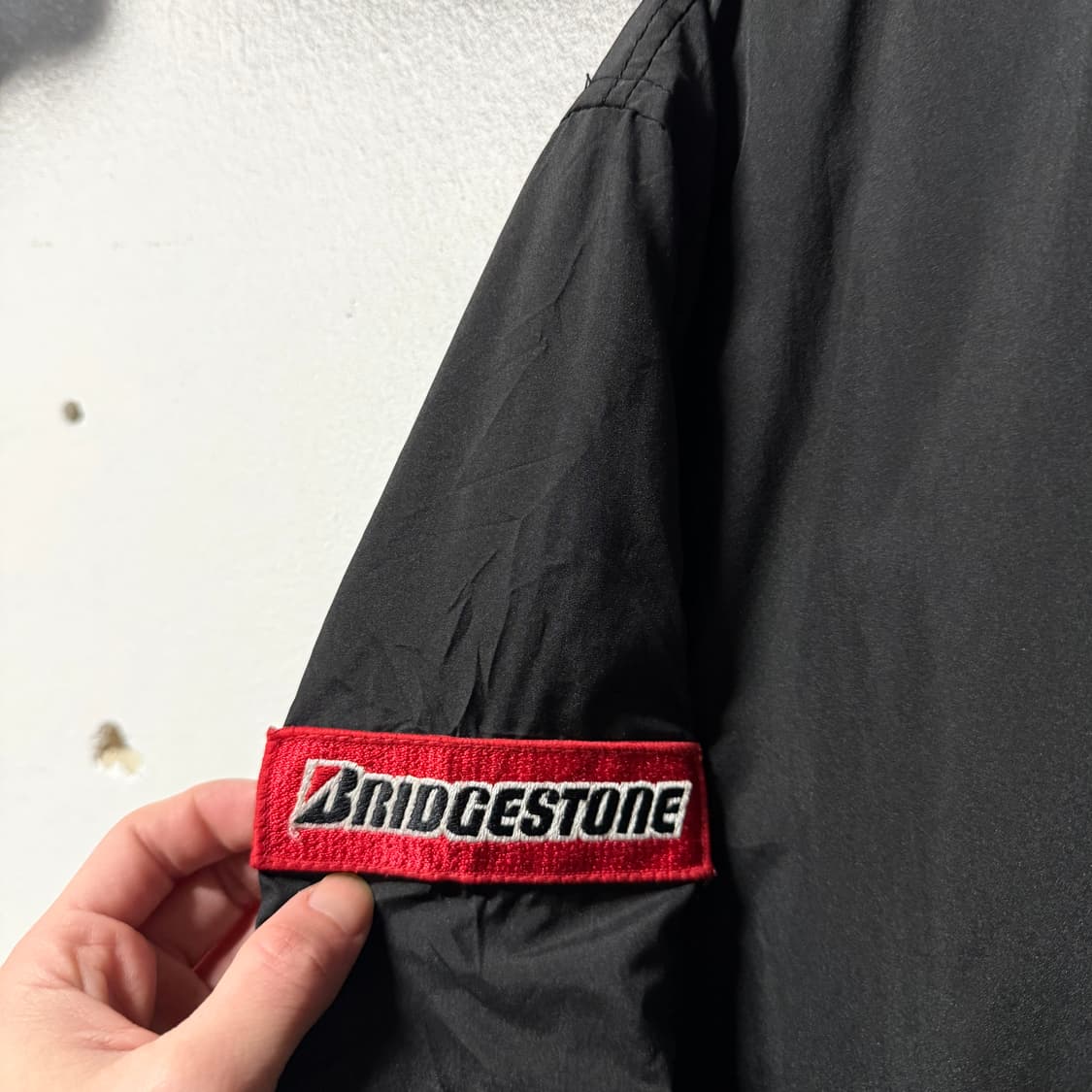 BOSCH 빅 프린팅 레이싱 크롭 봄버 자켓 상품이미지4