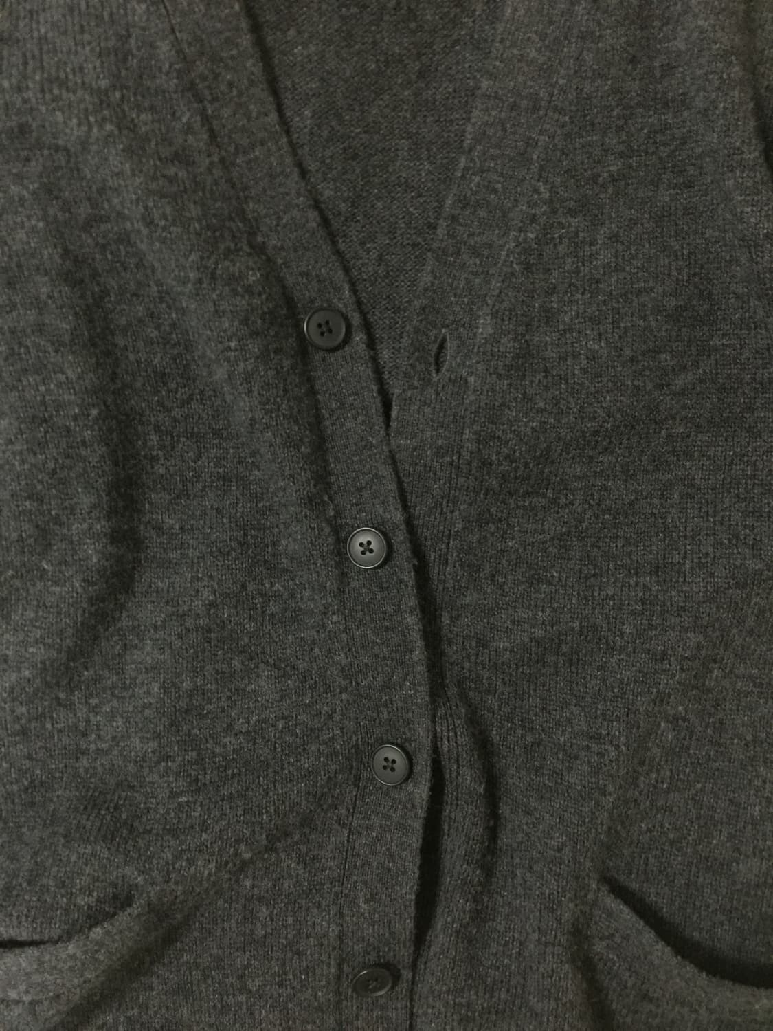 MUJI 차콜 가디건 xl 상품이미지4