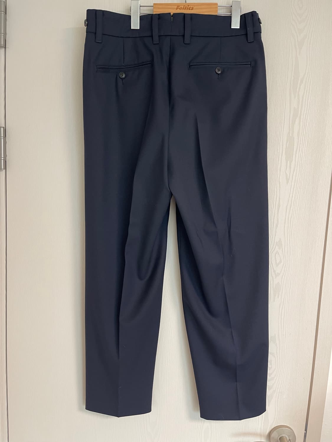 러프 사이드 리포터 셋업 울혼방 네이비 2사이즈 상품이미지8