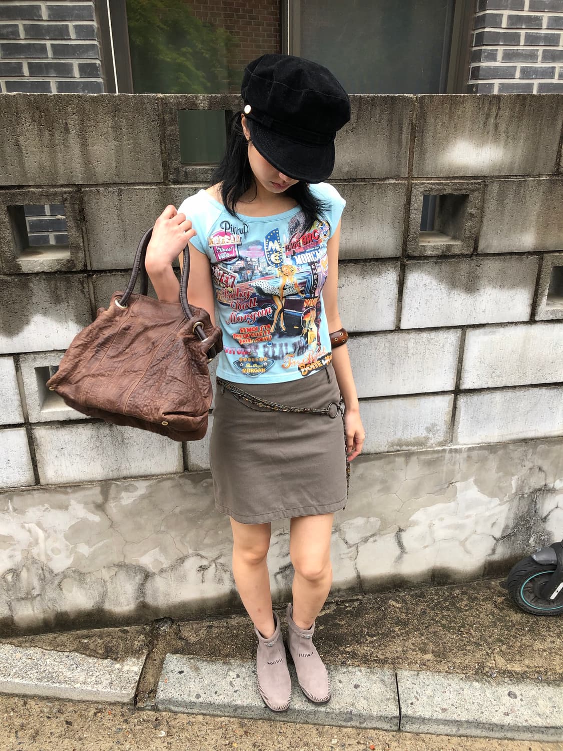 morgan graphic top 상품이미지5