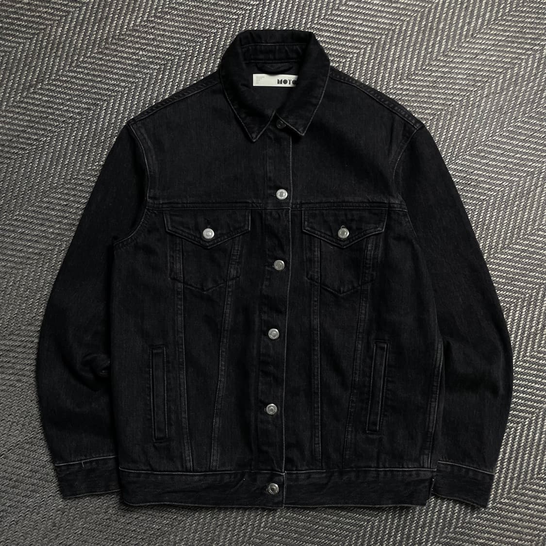 빈티지 흑청 데님 트러커 자켓o 5088 상품이미지1