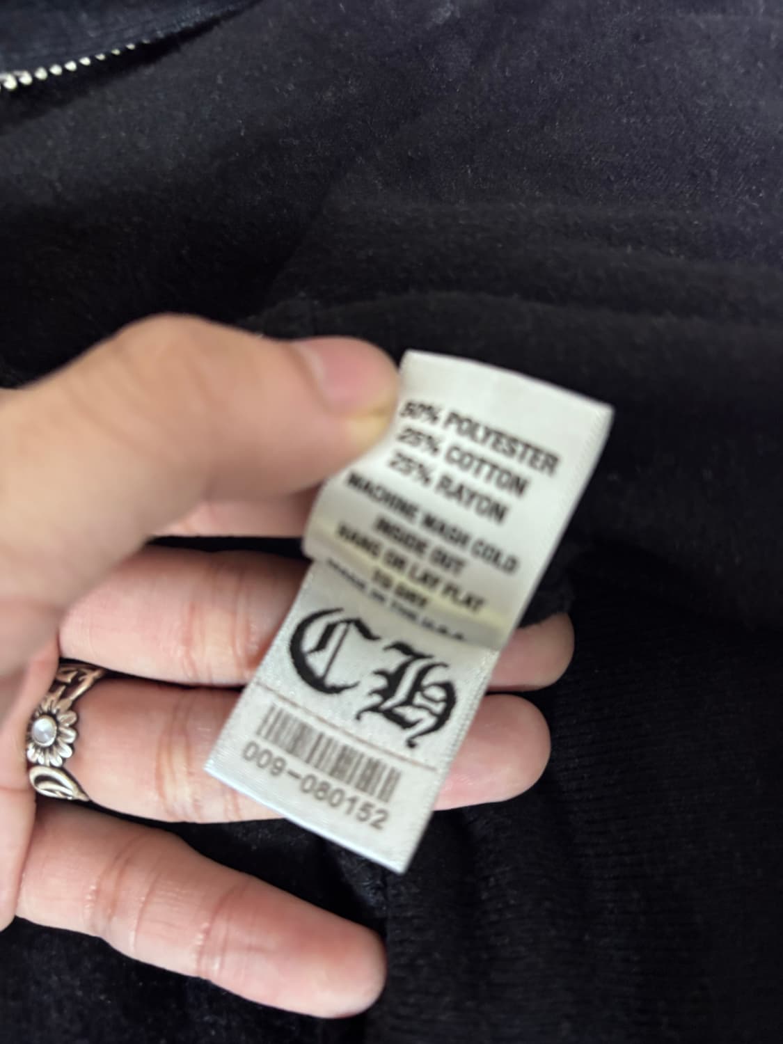 크롬하츠 홀스슈 후드집업 S 상품이미지5