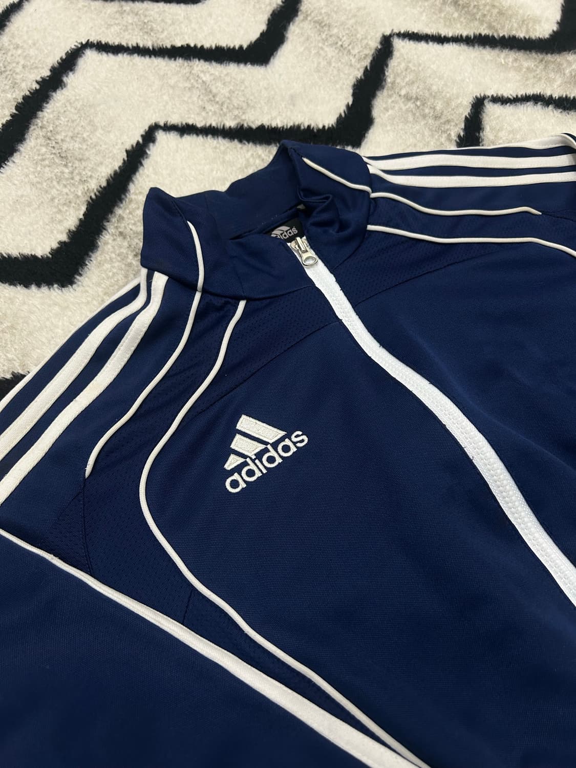 [XL]아디다스 커스텀 크롭 져지/네이비 상품이미지1