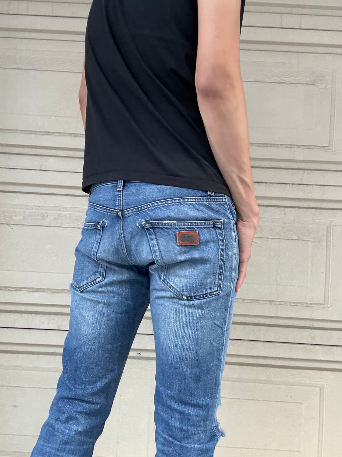 00s Dolce&Gabbana damage straight fit 상품이미지5