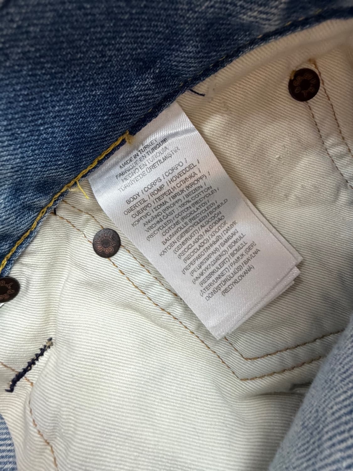 폴로 랄프로렌 빈티지 클래식 데님 팬츠 상품이미지8