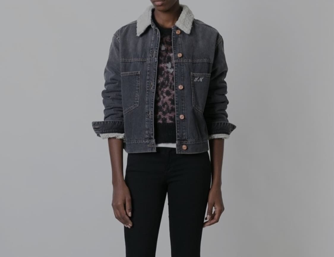 이자벨마랑 Camden 데님 퍼 자켓 S(36) _ 여성 상품이미지1