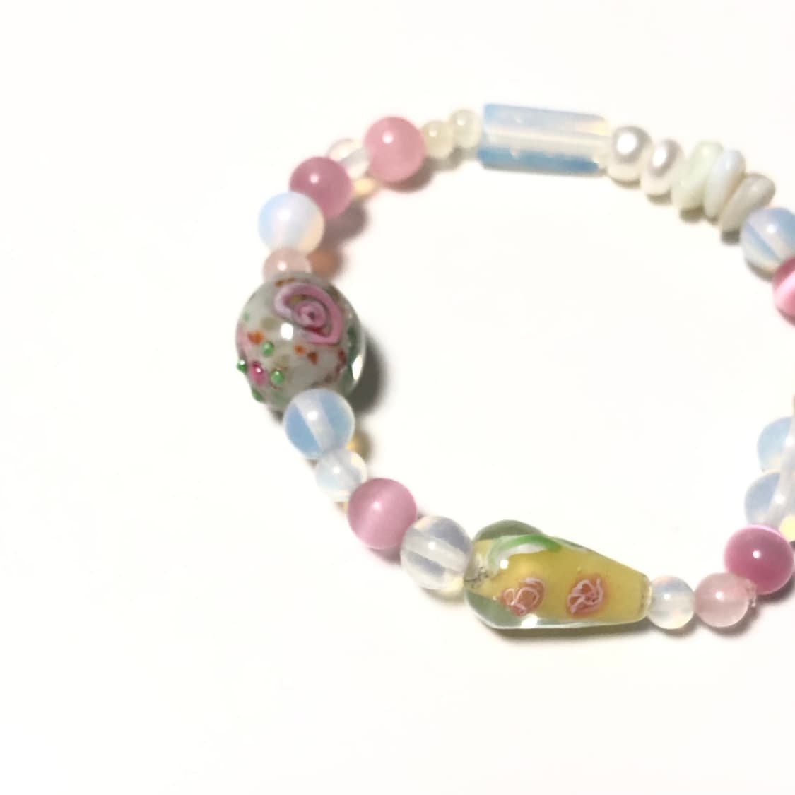 램프 장미 비즈팔찌 상품이미지2