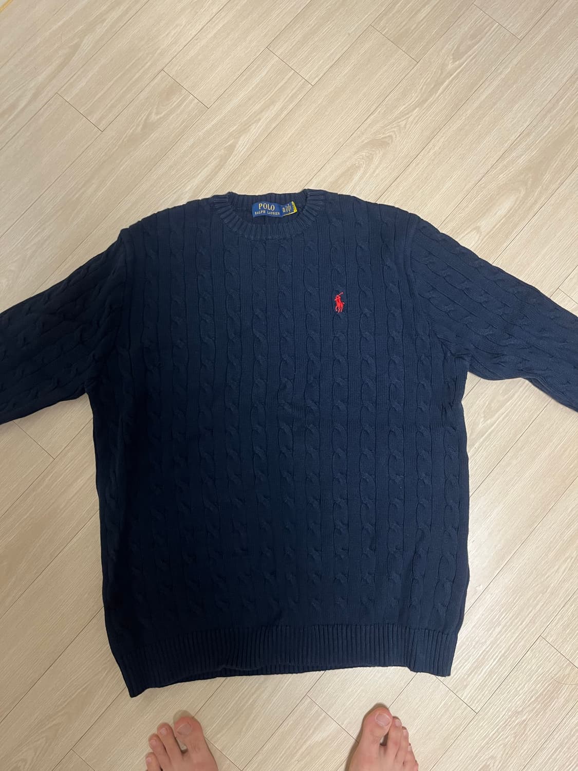 폴로 니트 네이비 상품이미지1