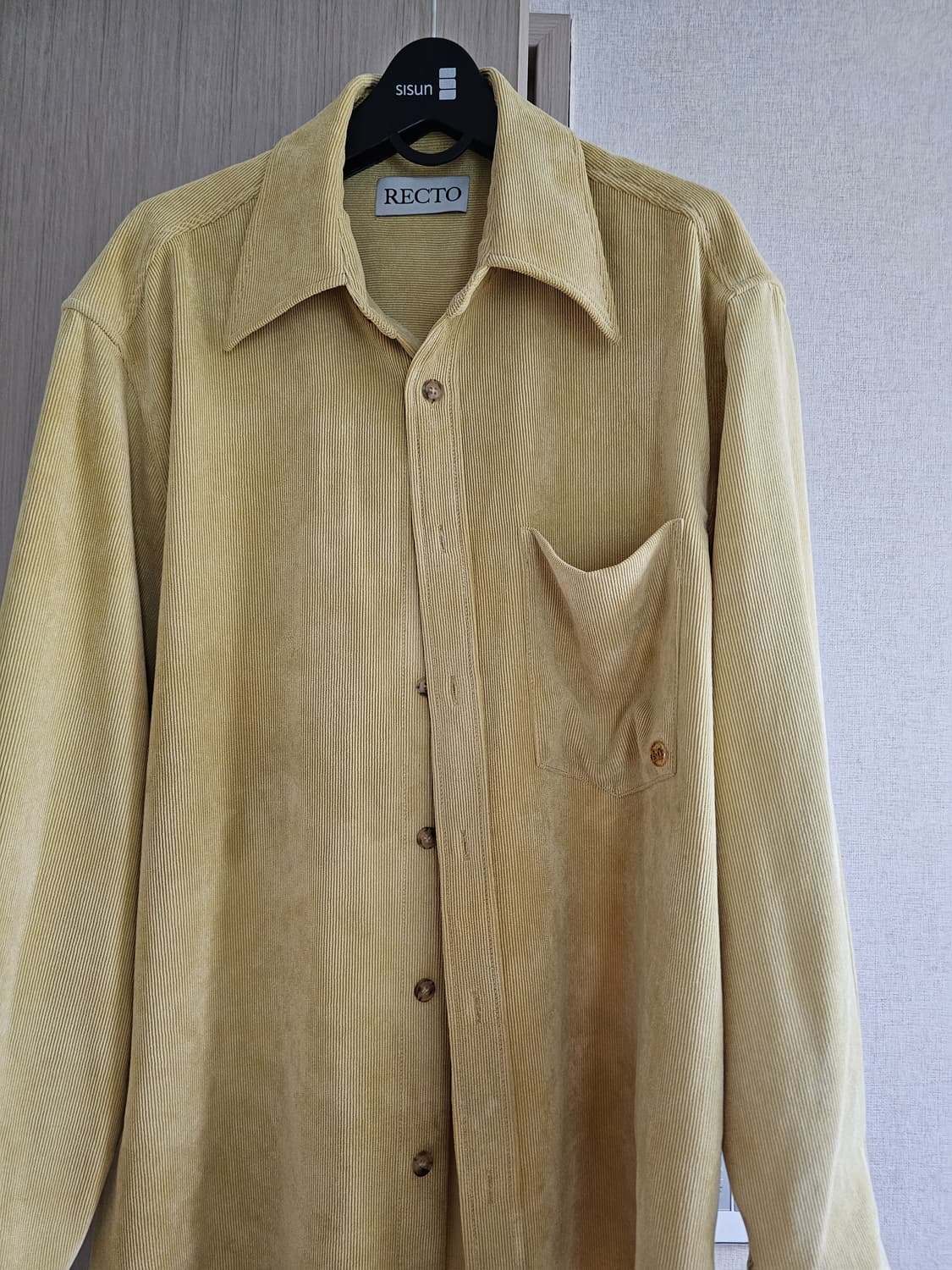 렉토 코듀로이 셔츠 s 사이즈 상품이미지2