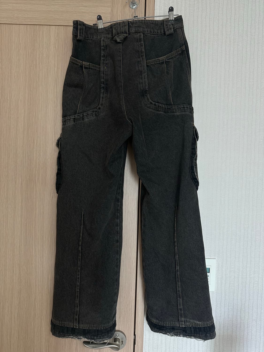 Xs) xlim 엑슬림 EP.7 05 TROUSERS 블랙 카고팬츠 상품이미지2