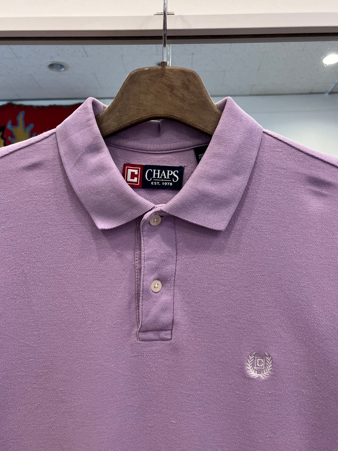 Chaps RL 챕스 랄프로렌 카라티 pk 반팔 티셔츠 (purple) 상품이미지2