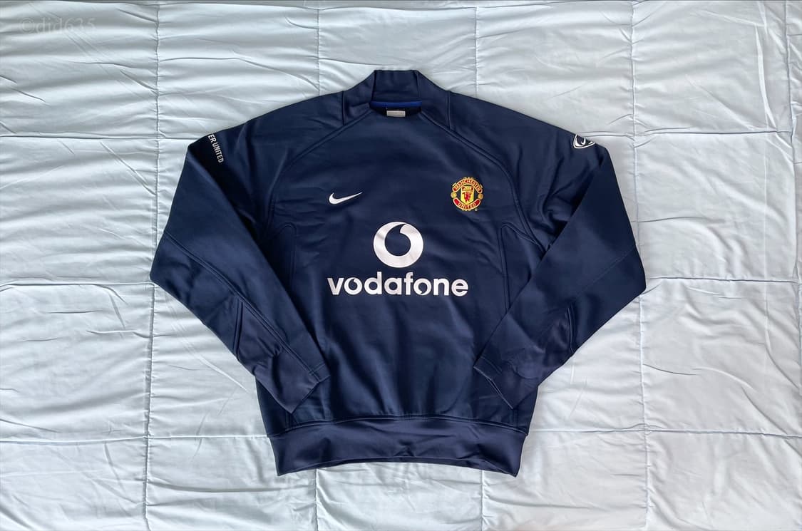 (해외 M) 05-06 맨체스터유나이티드 네이비 써멀탑 판매 상품이미지1