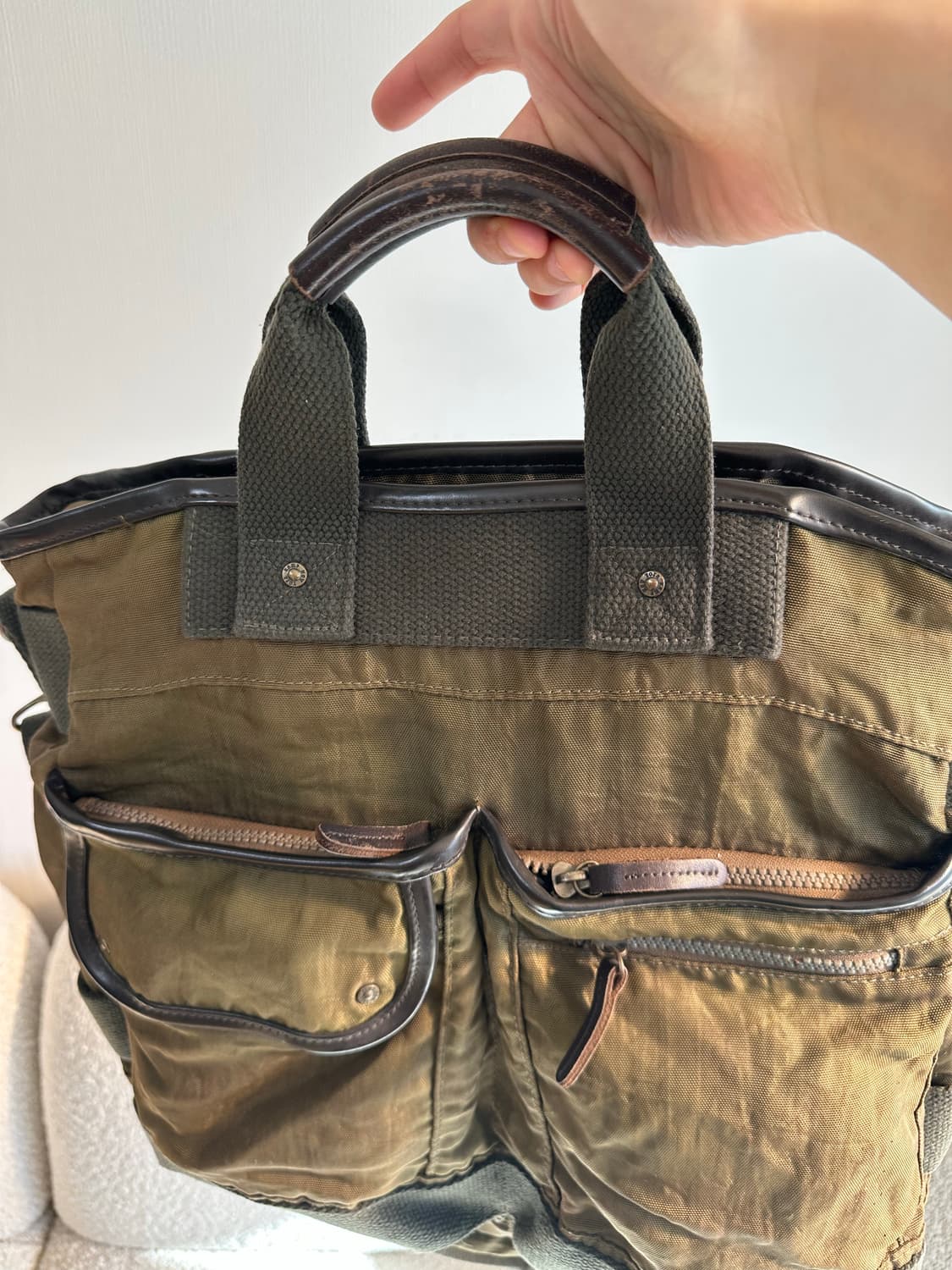 캠프 빈티지 토트백, 아메카지 가방 팝니다 상품이미지3